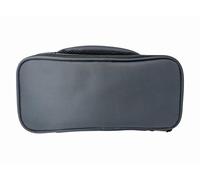 NERTHUS Lunch Bag Gris Rectangular Fiambrera Bolsa Termica Porta Alimentos Individual, 1 Bolsillo, Tela Resistente, Sin Herméticos