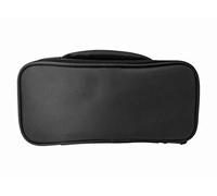 NERTHUS Lunch Bag Negra Rectangular Fiambrera bolsa termica porta alimentos individual, 1 bolsillo, Tela Resistente, Herméticos