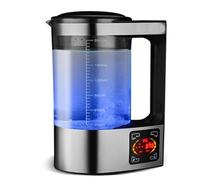 NERTOEE Botella de Agua en HidróGeno de 2L, MáQuina Ionizadora de Agua Alcalina, Filtro de Agua, Generador de Agua de HidróGeno, Enchufe Europeo