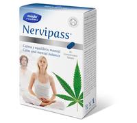 NERVIPASS ® con Cannabis Sativa | Aminoácidos | Extractos de plantas naturales | Vitamina B6 y Megnesio | Libera tu mente del estrés | 2 tomas al día