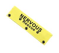 Nervous Rescue Ask To Pet - Correa para perro de rescate perros ansiosos (manga de rescate nervioso)
