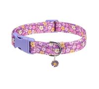 NESAYVER Collares de perro de primavera para perros, niñas o niños, collares de algodón estampados para mascotas para perros pequeños y medianos, suave y ligero, bonito collar de perro para invierno