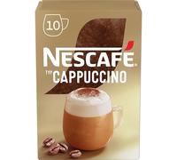 Nescafé Cappuccino - Café Soluble Natural - 3 Paquetes de 10 Sobres - Total: 30 Sobres