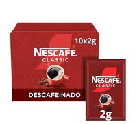 NESCAFÉ CLASSIC DESCAFEINADO todo aroma y sabor, café soluble descafeinado, estuche con 10 sobres