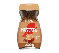 NESCAFÉ CRÈME aroma y sabor, café soluble con crema, frasco de vidrio, 200 g