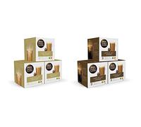 Nescafé Dolce Gusto Café con Leche Delicato - Pack De 3 x 16 cápsulas - Total: 48 Cápsulas & Nescafé CAFÉ CON LECHE INTENSO - Pack De 3 x 16 cápsulas - Total: 48 Cápsulas