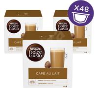 Nescafe Dolce Gusto - Café con Leche - Pack de 3 x 16 Cápsulas - Total: 48 Cápsulas