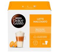 NESCAFÉ Dolce Gusto Café Latte Macchiato, Pack de 3x16 Cápsulas - Total: 48 Cápsulas de Café