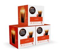NESCAFÉ Dolce Gusto Café Lungo, Pack de 3 x 16 Cápsulas - Total: 48 Cápsulas de Café