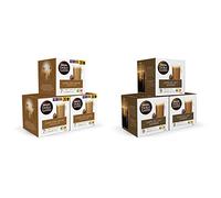 Nescafé Dolce Gusto Cápsulas de Café con Leche, 3 x 30 Cápsulas & Nescafé CAFÉ CON LECHE INTENSO - Pack De 3 x 16 cápsulas - Total: 48 Cápsulas