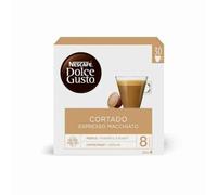 NESCAFÉ Dolce Gusto Cortado, 30 cápsulas, Notas a almendra tostada (1 pack x 30)