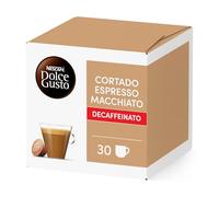 NESCAFÉ Dolce Gusto Cortado descafeinado - Cápsulas de Café, 30 Cápsulas (1 x 30) - Originales para cafeteras Dolce Gusto