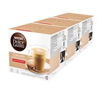 Nescafé Dolce Gusto Espresso Cortado Descafeinado, Paquete de 3, 3 x 16 Cápsulas