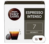 NESCAFÉ Dolce Gusto Espresso Intenso - Cápsulas de Café, 16 Cápsulas (1 x 16) - Intensidad 7 - Café de tueste medio con crema aterciopelada - Originales para cafeteras Dolce Gusto