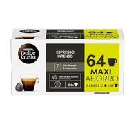 NESCAFÉ Dolce Gusto Espresso Intenso - Cápsulas de Café, 64 Cápsulas (2x32) - Orgiginales para cafeteras Dolce Gusto