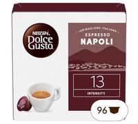 NESCAFÉ DOLCE GUSTO Espresso Napoli Caffè, 6 paquetes de 16 cápsulas (96 cápsulas compatibles con Nescafé Dolce Gusto)