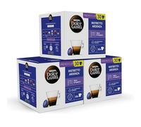 NESCAFÉ Dolce Gusto Espresso Ristretto Ardenza - Cápsulas de Café, 90 Cápsulas (3x30) - Intensidad 11 - Café arábica - Originales para cafeteras Dolce Gusto