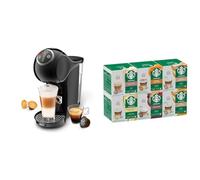 NESCAFÉ Dolce Gusto Genio S Plus Máquina de café automática negra, Kit de inicio con 6 cajas de cápsulas mixtas STARBUCKS by NESCAFÉ Dolce Gusto