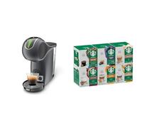 NESCAFÉ Dolce Gusto Genio S Touch Máquina de café automática en gris pizarra, Kit de inicio con 6 cajas de cápsulas mixtas STARBUCKS by NESCAFÉ Dolce Gusto