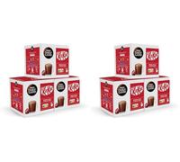 NESCAFÉ Dolce Gusto Kitkat, Bebida de Chocolate, 3 packs de 16 cápsulas, Total 48 cápsulas (Paquete de 2)