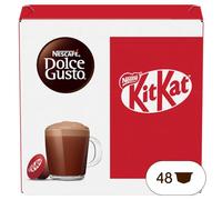 NESCAFÉ DOLCE GUSTO KitKat - Bebida sabor cacao y oblea, 3 paquetes de 16 cápsulas (48 cápsulas compatibles con Nescafé Dolce Gusto)