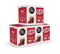 NESCAFÉ Dolce Gusto Kitkat - Cápsulas de Café, 48 Cápsulas (3x16) - Bebida de Chocolate - Originales para cafeteras Dolce Gusto