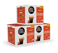 NESCAFÉ Dolce Gusto Lungo - Cápsulas de Café, 90 Cápsulas (3 x 30) - Café Espreso - Intensidad 6 - Originales para Cafetera de Dolce Gusto