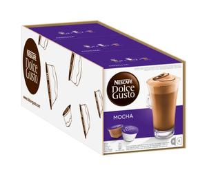 Nescafé Dolce Gusto Mocha, Paquete de 3 x 16 cápsulas, total 48 cápsulas, 24 porciones