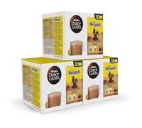 NESCAFÉ DOLCE GUSTO NESQUIK - Cápsulas de Café, 90 Cápsulas (3x30) - bebida de cacao - Originales para cafeteras Dolce Gusto