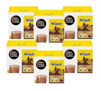 NESCAFÉ Dolce Gusto Nesquik - PACK 6 UDS- 96 Cápsulas de Chocolate Caliente Cremoso y de Alta Intensidad - QUMIR