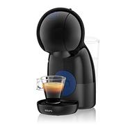 Nescafé Dolce Gusto Piccolo XS KP1A08 Krups Cafetera de cápsulas con 15 bares de presión, capacidad 0.8 L, bebidas frías o calientes, modo Eco, 30 tipos café, bandeja regulable 3 alturas, color negro