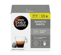 NESCAFÉ Dolce Gusto Ristretto Barista- 30 cápsulas, Espresso fuerte, Intensidad 9, Café de tueste intenso (1 pack x 30)