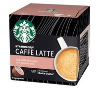 Nescafé Dolce Gusto Starbucks - Cápsula de café con leche, café tostado, 12 cápsulas
