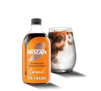NESCAFÉ Espresso Concentrate Caramelo, con café Arábica y sabor caramelo, Concentrado líquido para iced coffee y lattes, Botella 500 ml