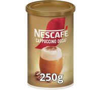 Nescafe GOLD CAPPUCCINO DESCAFEINADO bote de café descafeinado soluble con sabor a delicioso cappuccino decaf 250g