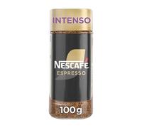 NESCAFÉ GOLD ESPRESSO INTENSO aroma y sabor 100g | Café soluble espresso intenso 100% arábica con sabor fuerte y aroma intenso ideal para café potente