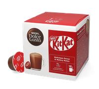 NESCAFÉ DOLCE GUSTO KitKat - Bebida sabor cacao y oblea, 16 cápsulas compatibles Nescafé Dolce Gusto
