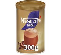 Nescafe MOCHA bote de café soluble con sabor a delicioso a chocolate 306g