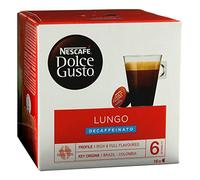 NESCAFÉ Dolce Gusto Lungo Descafeinado - Cápsulas de Café, 16 Cápsulas (1 x 16) - Originales para cafeteras Dolce Gusto