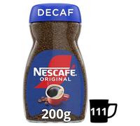 Nescafé Original Tarro de café instantáneo descafeinado, 200 g