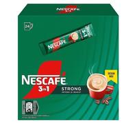 Nescafé Strong 3 en 1, Café Soluble Instantáneo, Paquete de 24 Sobres, 336g