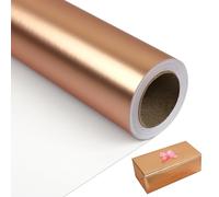 NESCCI Papel de regalo blanco mate, papel brillante perlado de color sólido, papel de regalo perfecto para bodas, día de San Valentín, cumpleaños, Navidad, baby shower, ramo de bricolaje (17 pulgadas