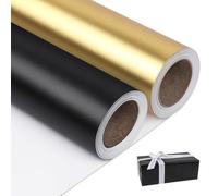 NESCCI Papel de regalo rosa mate, papel brillante perlado de color sólido, papel de regalo, perfecto para bodas, día de San Valentín, cumpleaños, Navidad, baby shower, ramo de bricolaje (17 pulgadas x