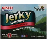 Nesco Jerky condimento Hot-N-Spicy Flavor 6 Pack BJH-6 condimento y mezcla de cura