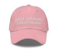 nesell Gorra Bordada Make Germany Great Again con Bandera - Dad Hat Ajustable Unisex - Rosa