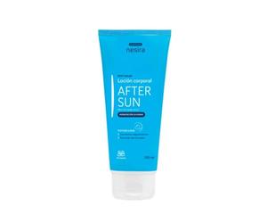 Nesira Loción Corporal After Sun, Hidratación 24 Horas, Textura Suave, para Todo Tipo de Pieles, 200 ml