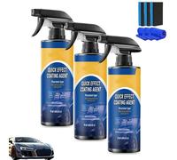 Neslemy Car Coating, 2025 Upgrade Neslemy Advanced Car Quick-Acting Coating Agent Spray, Multi-Functional Waterless Coatings Renewal Agent, For Cars, Boats, Motorcycles (3PCS)