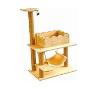 NESPIQ Árbol para gatos, torre de sisal, marco de escalada para gatos, arena para gatos, rascador para gatos, juguete para gatos, plataforma de salto para gatos, casa para gatos, condominio para gatos