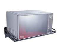 NESPIQ Estante de microondas para cocina, montaje en pared, estante para horno de microondas, estante para cocina, hogar, encimera, soporte de instalación de agujeros de perforación (60 cm)