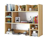 NESPIQ Estantería organizadora de almacenamiento con armario, estantería de 3 niveles, organizador de escritorio, estante de almacenamiento de oficina, estantería multiusos para cocina (natural, 103 x